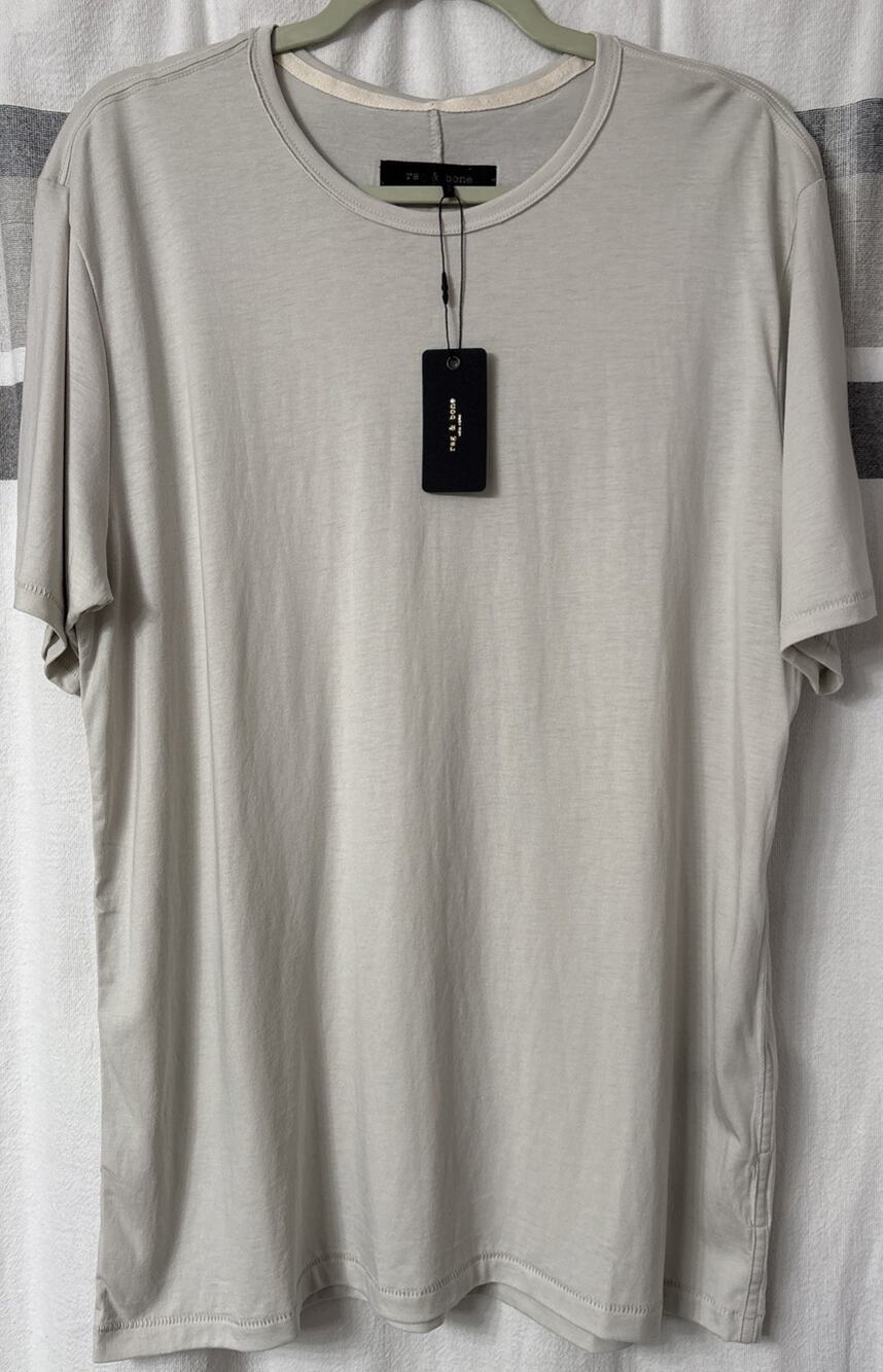 NWT Rag & Bone Men's Large Short Sleeve Tee Shirt Luna Rock $98